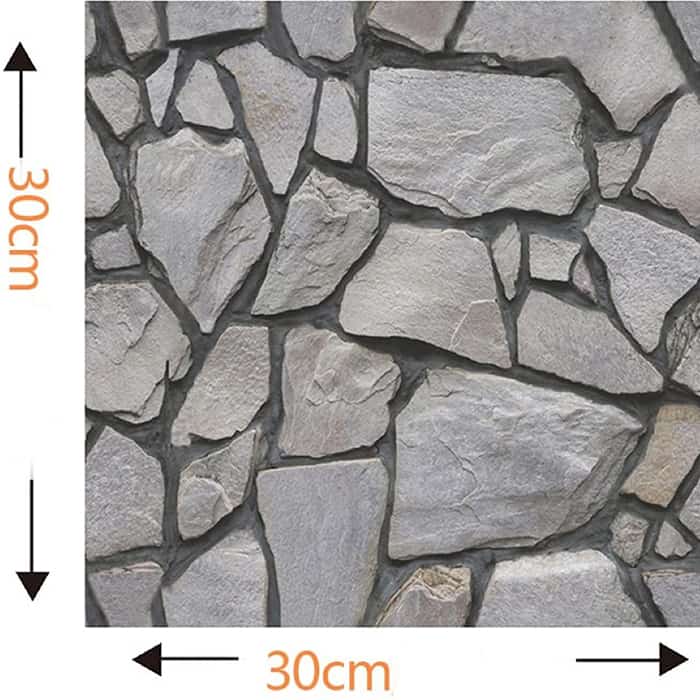 RocksWall, tridimenzionalne stenske nalepke z efektom skale (10 kos.) (1+1 GRATIS ) - Image 10