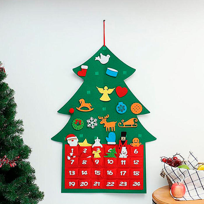 AdventTree, božično drevo iz filca s koledarjem - Image 4