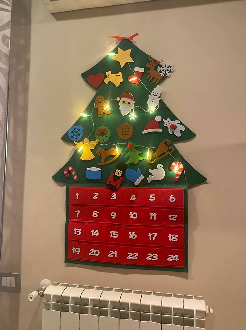 AdventTree, božično drevo iz filca s koledarjem - Image 9