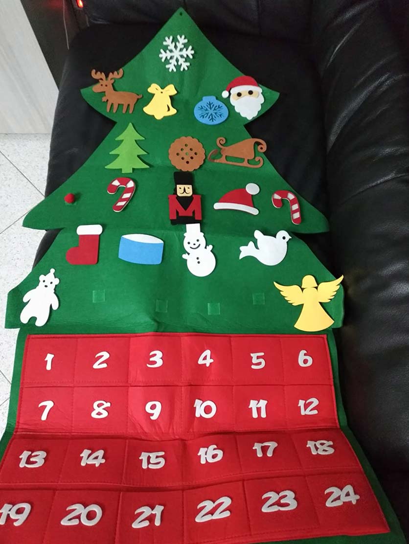 AdventTree, božično drevo iz filca s koledarjem - Image 10