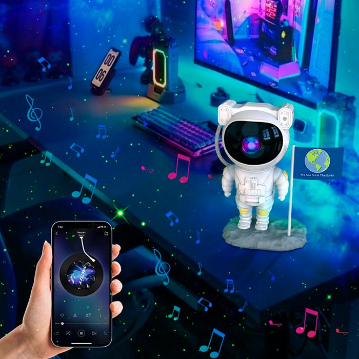 AstronautLamp, nočni projektor z LED lučko, ki daje učinek galaksije - Image 8