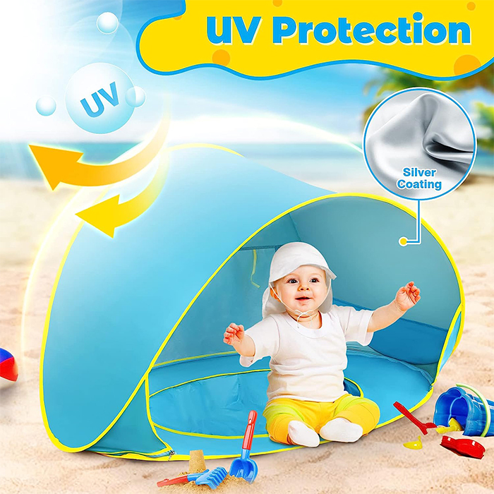 BabyTent, otroški šotor z UV zaščito in bazenom - Image 4