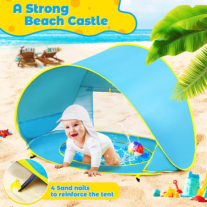 BabyTent, otroški šotor z UV zaščito in bazenom - Image 5