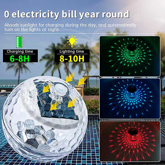 BallLamp, vodoodporna in solarna LED lučka, ki spreminja barve - Image 9