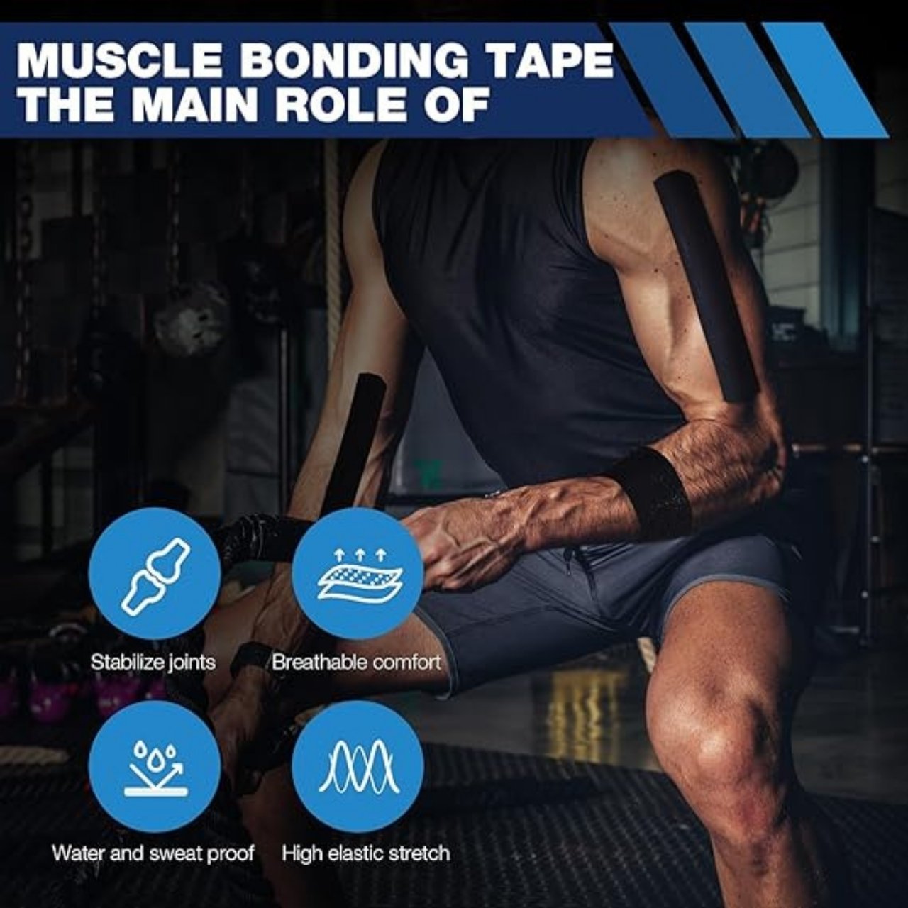 Bandage, kineziološki trak za podporo mišicam - Image 10