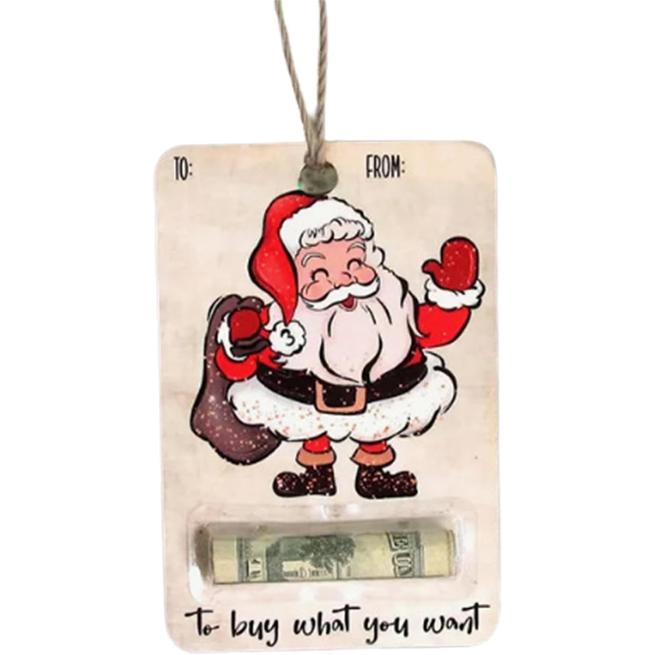 BestGift, božična kartica s predelom za denar (3 kosi) - Image 2