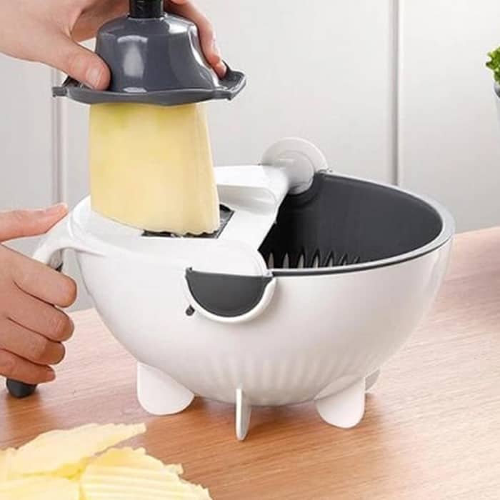 BowlCutter, večnamenski rezalnik z dodanim cedilom in ročnim lupilcem - Image 8