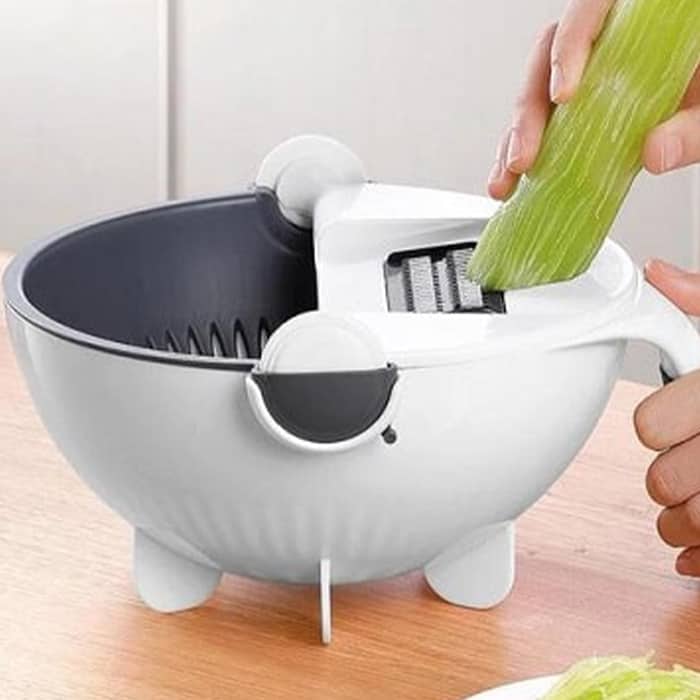BowlCutter, večnamenski rezalnik z dodanim cedilom in ročnim lupilcem - Image 9