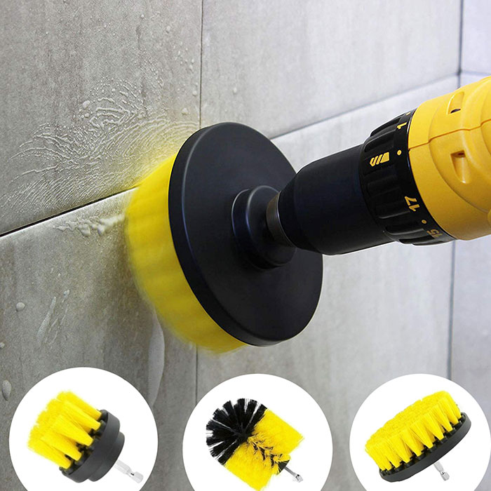 BrushDrill, set krtač za čiščenje – 3 različni nastavki za električni vrtalnik - Image 9