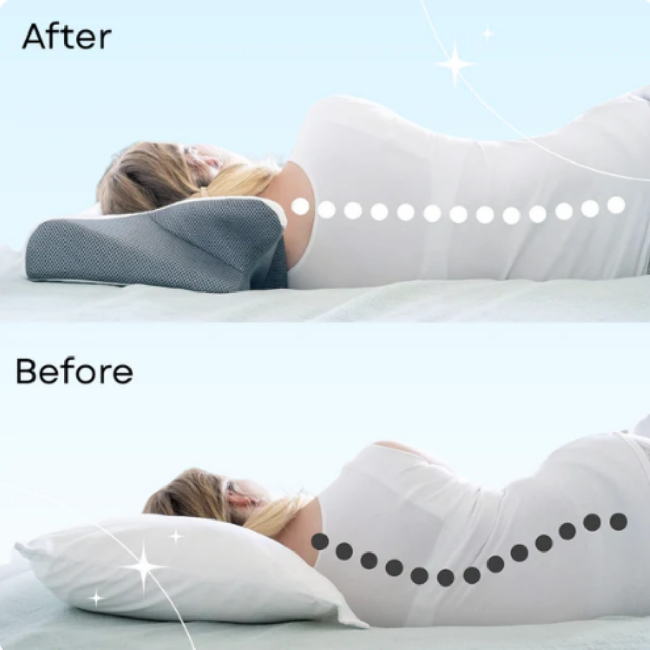 ButterflyPillow, ergonomski vzglavnik iz spominske pene - Image 3