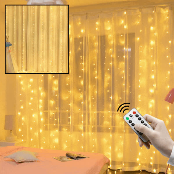 CURTLIGHT, Svetlobna LED zavesa GlowLights - video
