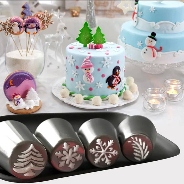 ChristmasNozzles, praznična dekoracija tort in ostalih sladic - Image 2
