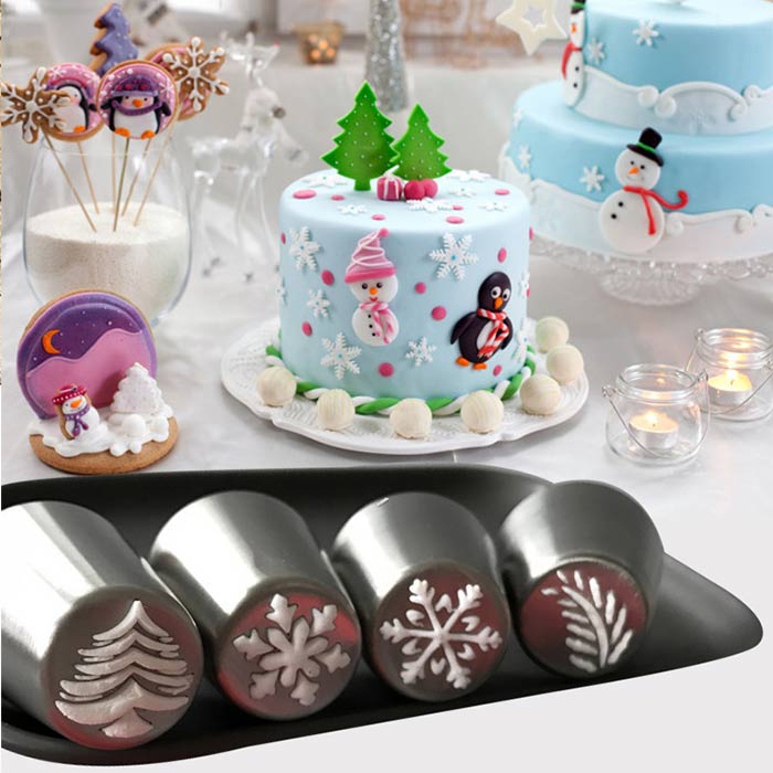 ChristmasNozzles, praznična dekoracija tort in ostalih sladic - Image 7