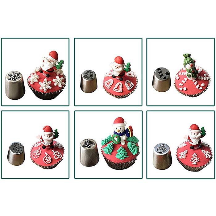 ChristmasNozzles, praznična dekoracija tort in ostalih sladic - Image 9