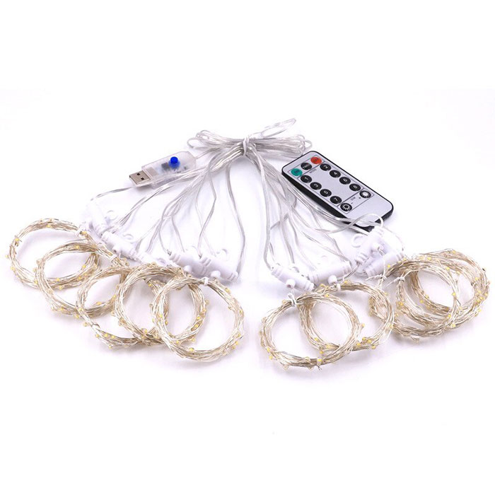 ColorfulCurtain, svetlobna zavesa s 300 barvnimi LED lučkami - Image 1