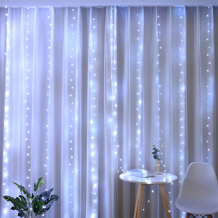 ColorfulCurtain, svetlobna zavesa s 300 barvnimi LED lučkami - Image 8