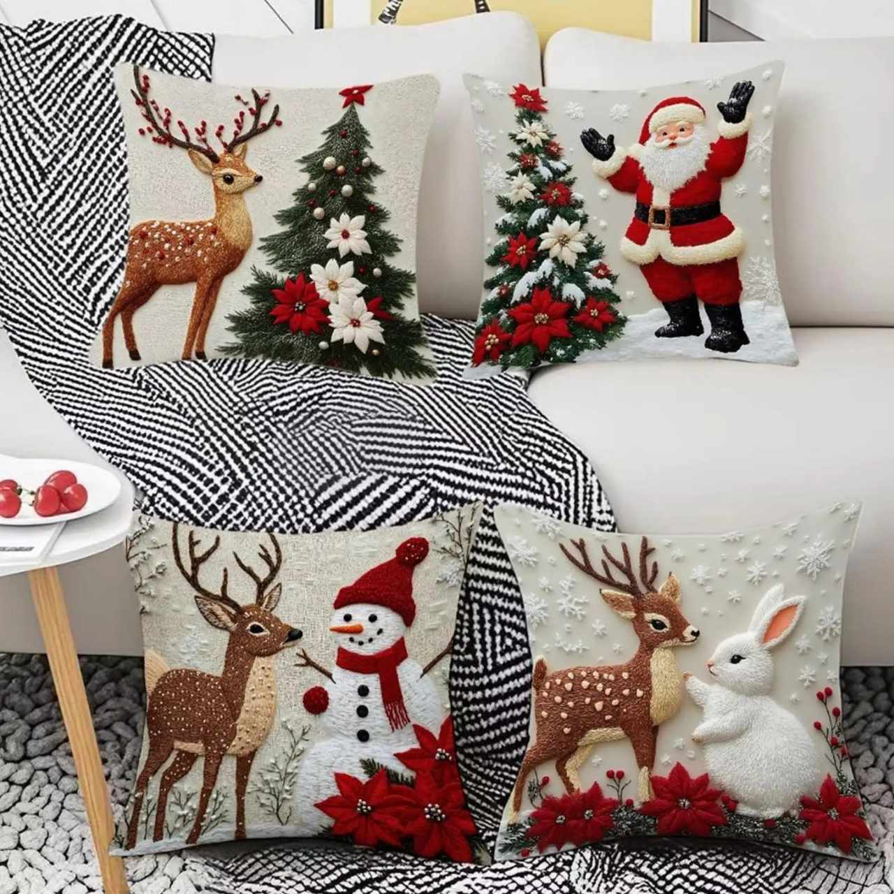 CutePillows, božične prevleke za blazine (4 kosi) - Image 9