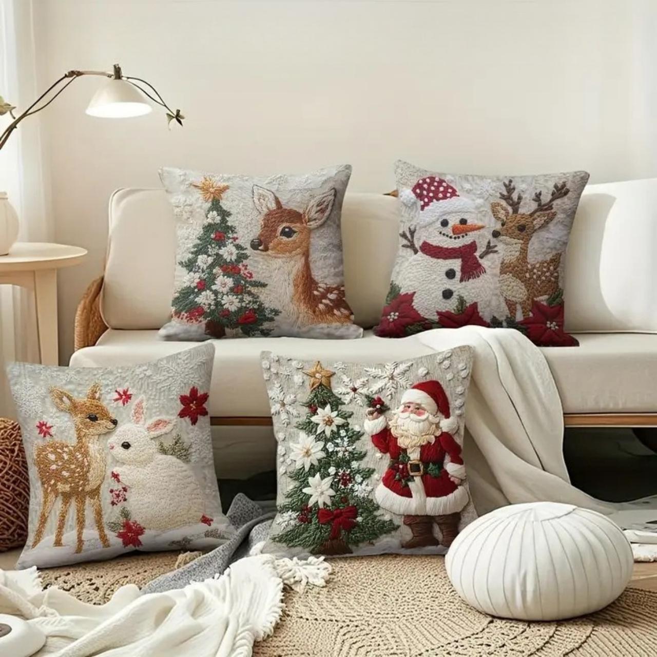 CutePillows, božične prevleke za blazine (4 kosi) - Image 5