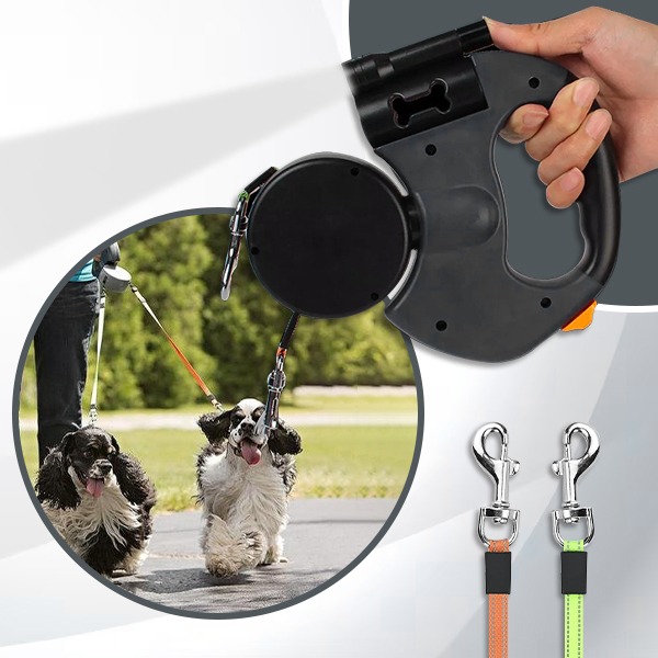 DDR-TST, Dvojni povodec za pse FlexiPaws - Image 8