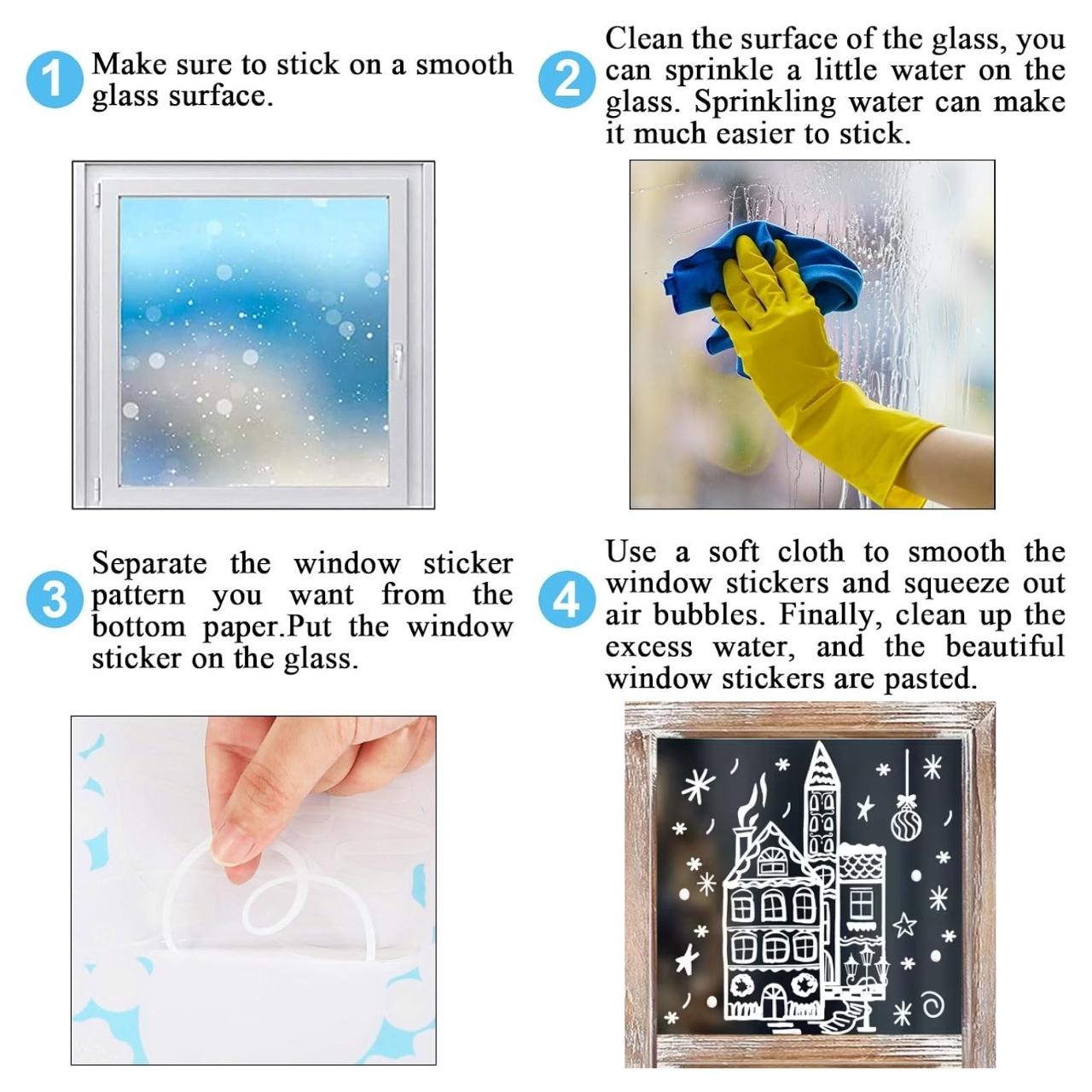 DecalsSnow, window stickers with winter motif (4 pcs.) - Image 4