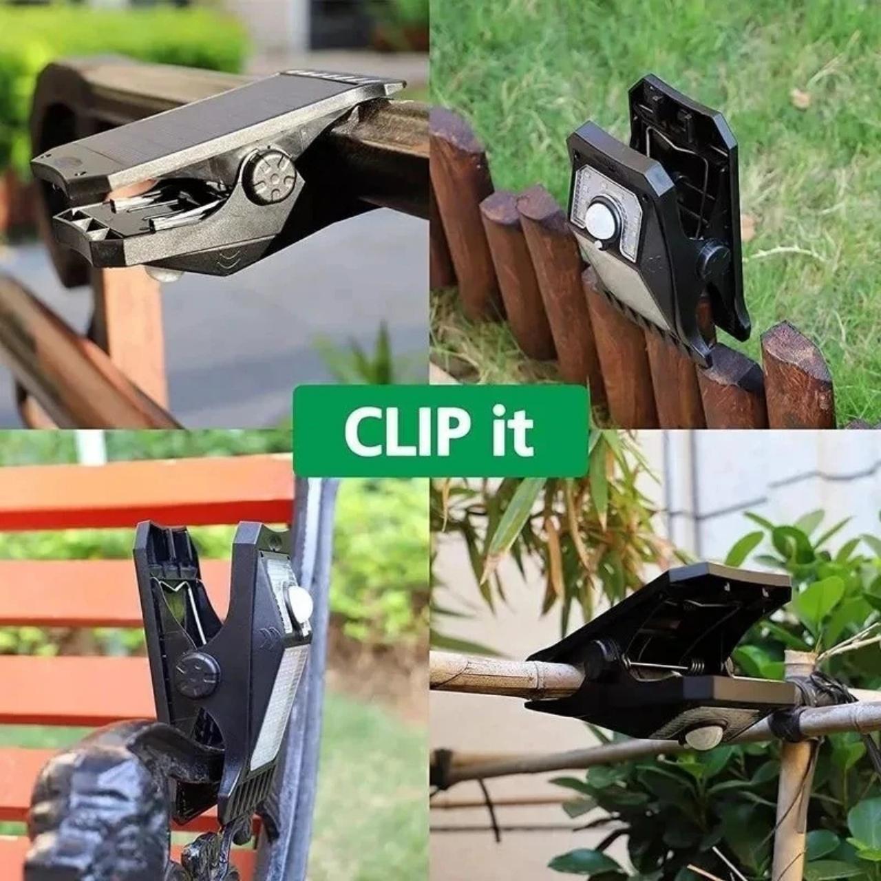 DeckClip, solarna vrtna svetilka s sponko in senzorjem gibanja - Image 10