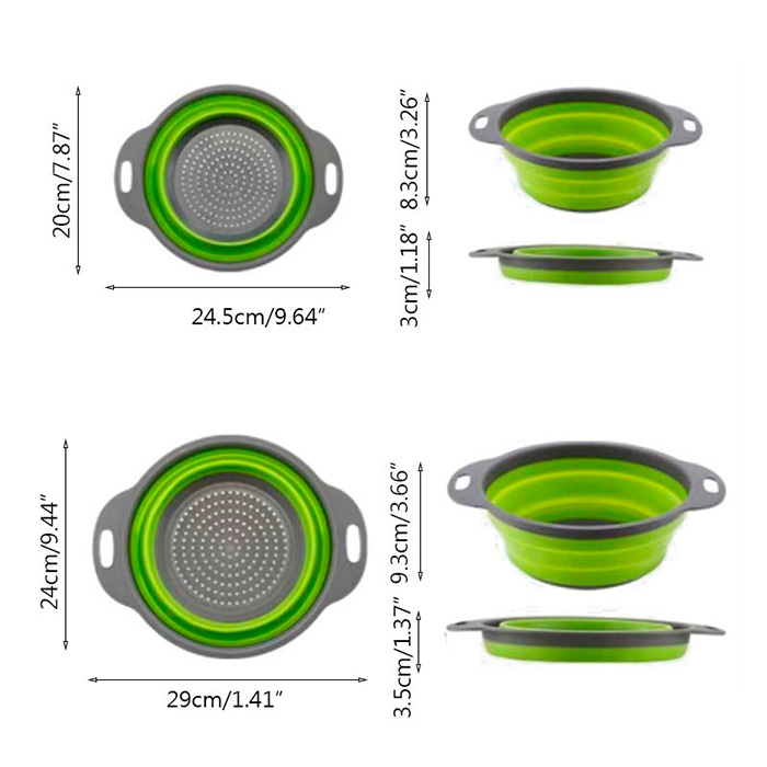DishDrain, silikonska posoda (2 kosa) - Image 2