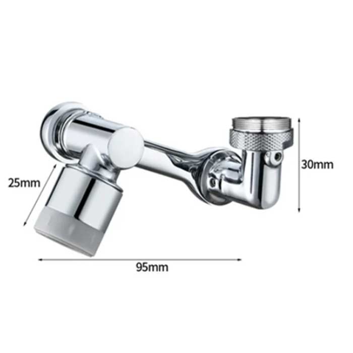 DualFaucet, nastavek za pipo, ki ga lahko zavrtite za 1080° in ima 2 načina odtekanja vode - Image 2