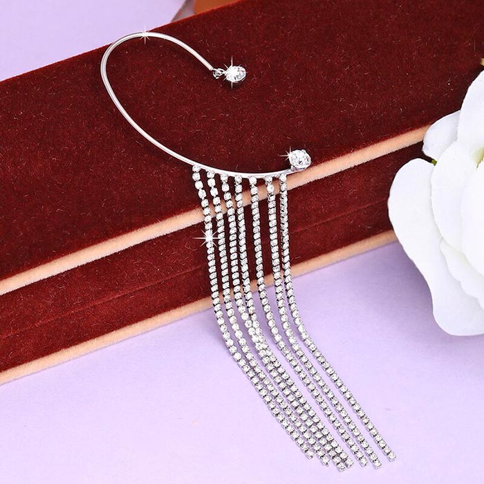 EarringCrystals, viseči uhani s kristalčki (1 kos) - Image 6