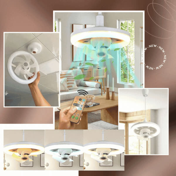 FANLIGHT, Ventilator z LED svetilko - video