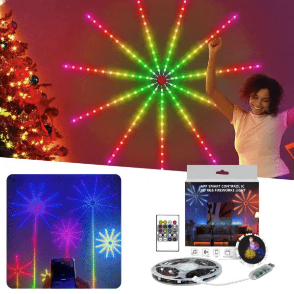 FIREWORK, Pametne LED dekorativne lučke - video