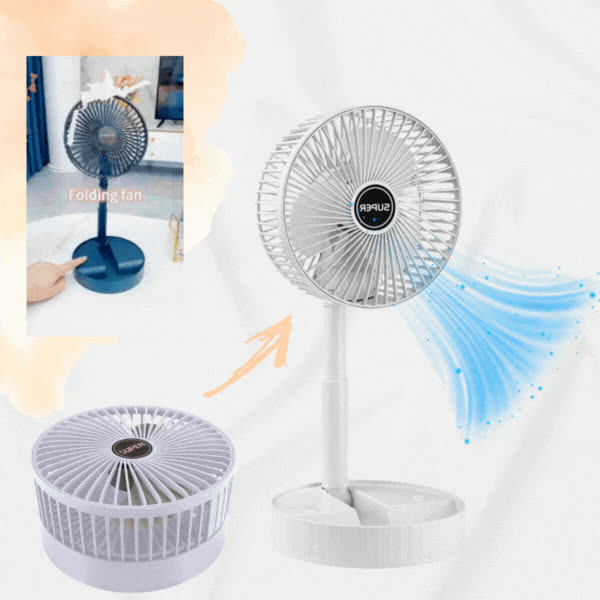 Prenosni zložljivi ventilator 3 v 1, FoldFan - video