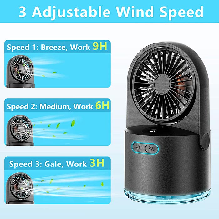 FanMist, ventilator, ki ohladi in navlaži prostor - Image 3