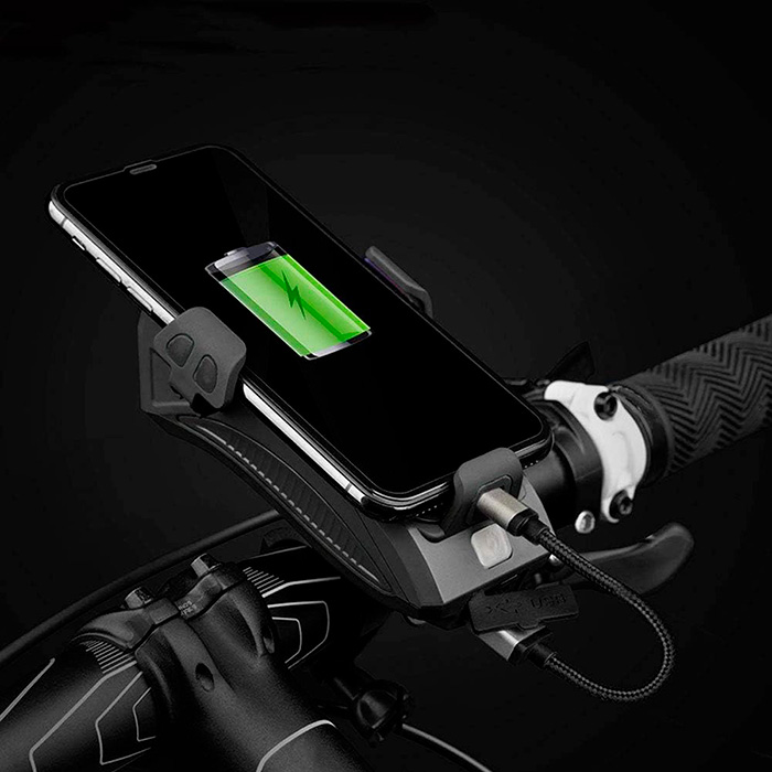FastBike, kolesarska svetilka, polnilna postaja, držalo za telefon in zvonec v enem - Image 4