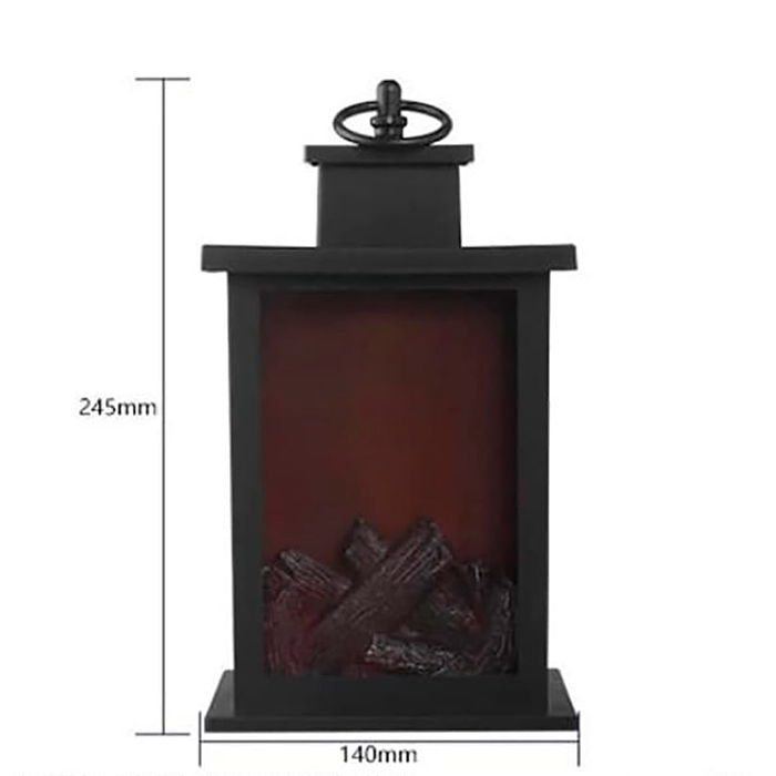 FireLantern, okrasna svetilka z izgledom kamina in navideznim ognjem - Image 2