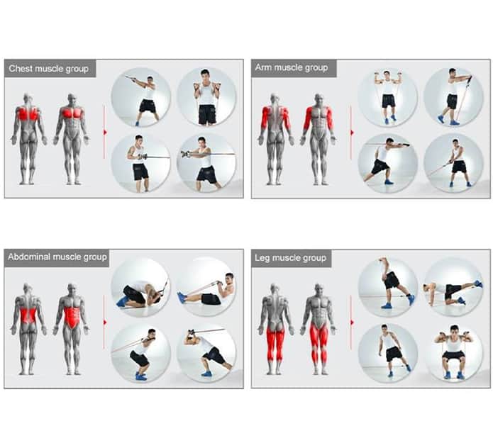 FitBands, elastike za trening z ročaji - Image 7