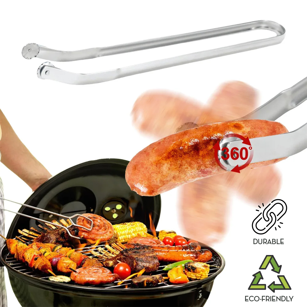 FlipBBQ, pripomoček za obračanje mesa in zelenjave na žaru - Image 7