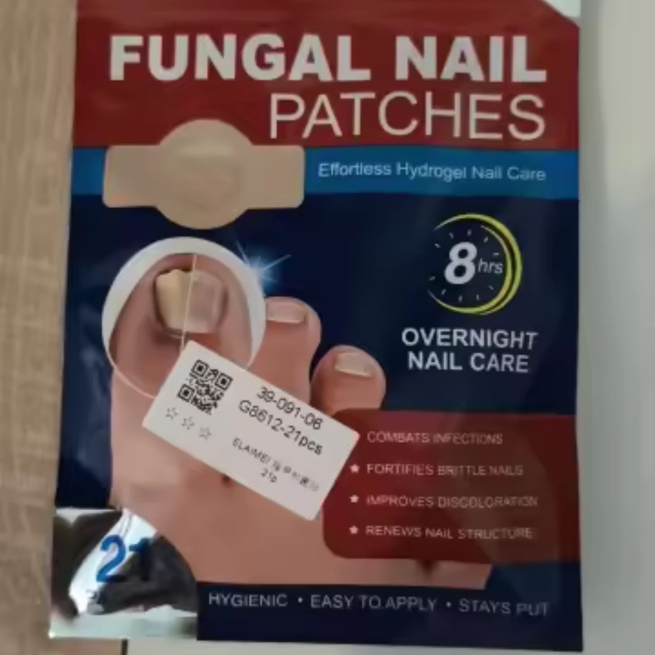 FungalPatches, obnovitveni obliži za nego poškodovanih nohtov (21 kos.) - Image 2