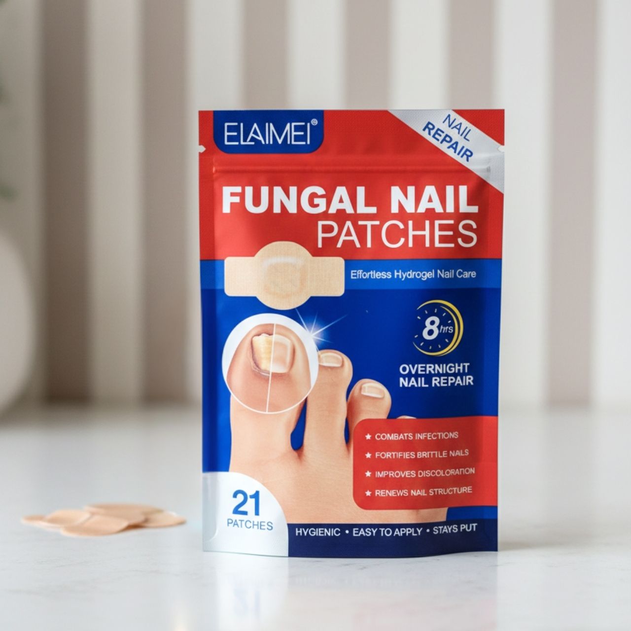 FungalPatches, obnovitveni obliži za nego poškodovanih nohtov (21 kos.) - Image 9