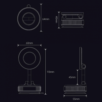 GRIPTACK, Večnamenski magnetni avto nosilec GripMount - Image 2