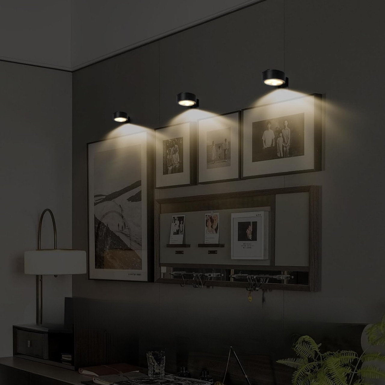 GalleryGlow, magnetna LED svetilka za osvetlitev slik (2 kosa) - Image 9