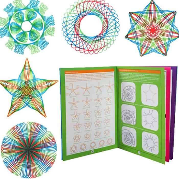GeoArtKit, 27-delni set za risanje z geometrijskimi spirografi - Image 7