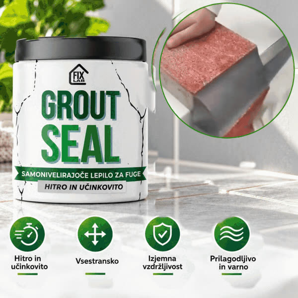 Tesnilna masa za razpoke in spoje, GroutSeal - video