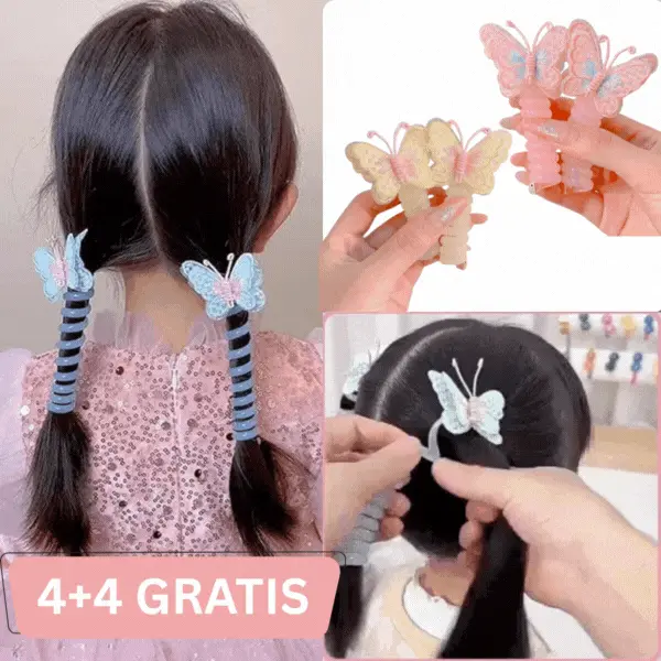 HAIRTIE, Metuljčkove elastične gumice 4+4 GRATIS - Image 1