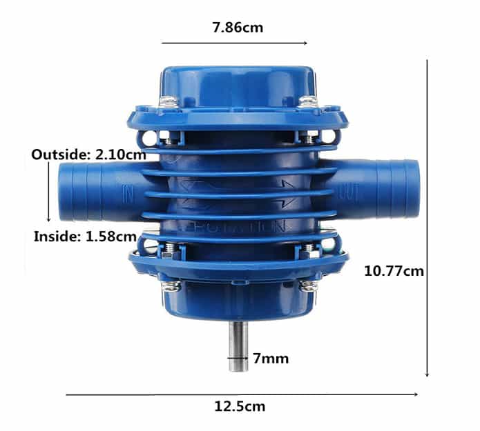 HomePump PRO, pretočna vodna črpalka za ročni vrtalnik - Image 2