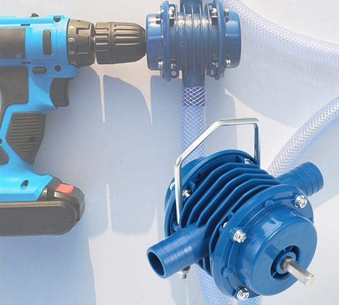 HomePump PRO, pretočna vodna črpalka za ročni vrtalnik - Image 3