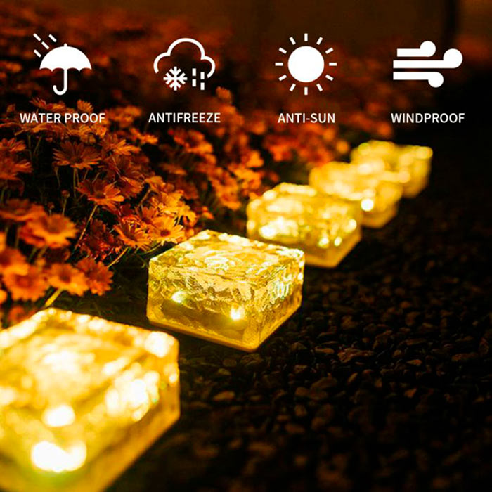 IceCubeLights, solarne vrtne luči v obliki kocke (2 kosa) - Image 3