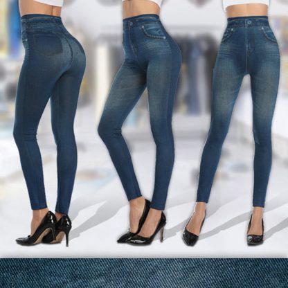 JEANLEGS-L/XL, Oblikovane jeans hlače - Image 1