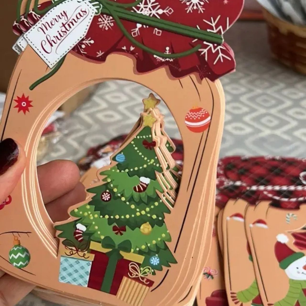 JarGifts, komplet božičnih kartic za praznična darilca (48 kos.) - Image 2