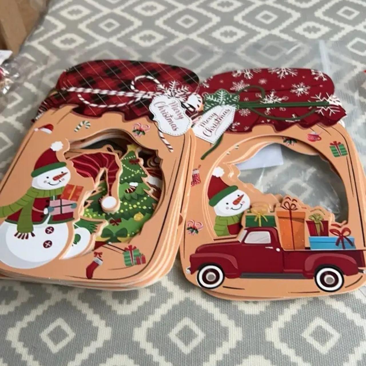 JarGifts, komplet božičnih kartic za praznična darilca (48 kos.) - Image 7