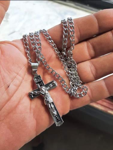 JesusNecklace, srebrna verižica z Jezusom - Image 3